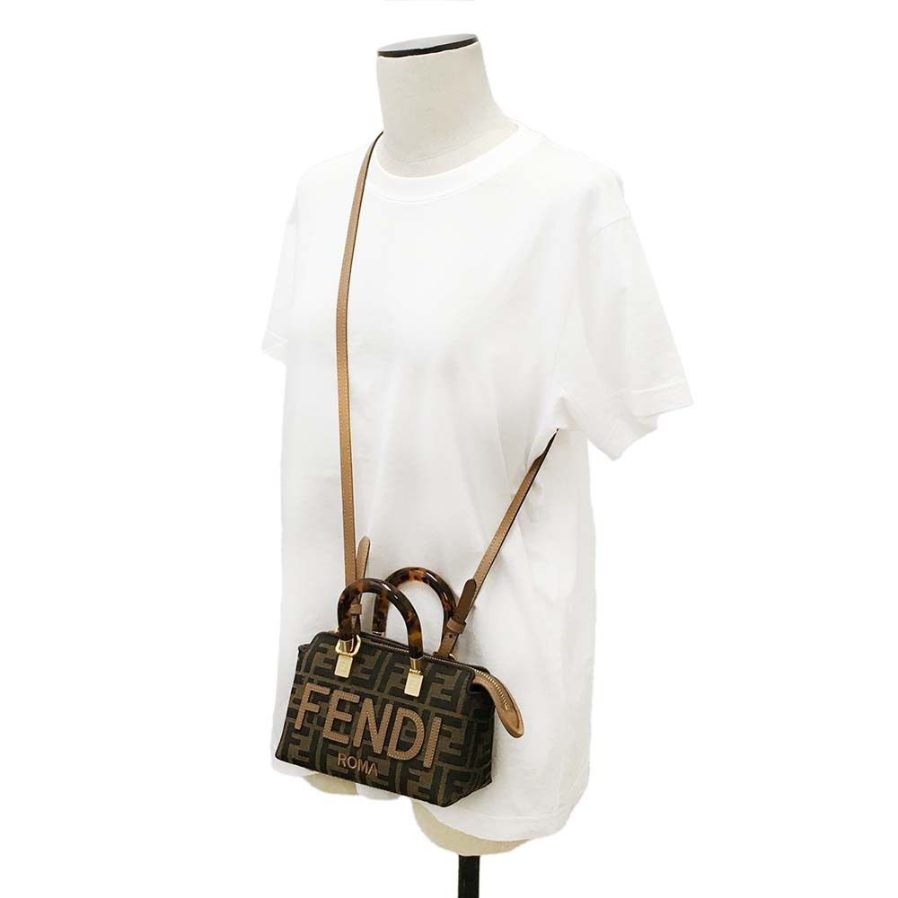 【国内即発】FENDI 8BS067 ANX0 F1LMN ミニ ボストンバッグ 新品 8BS067-ANX0-F1LMN