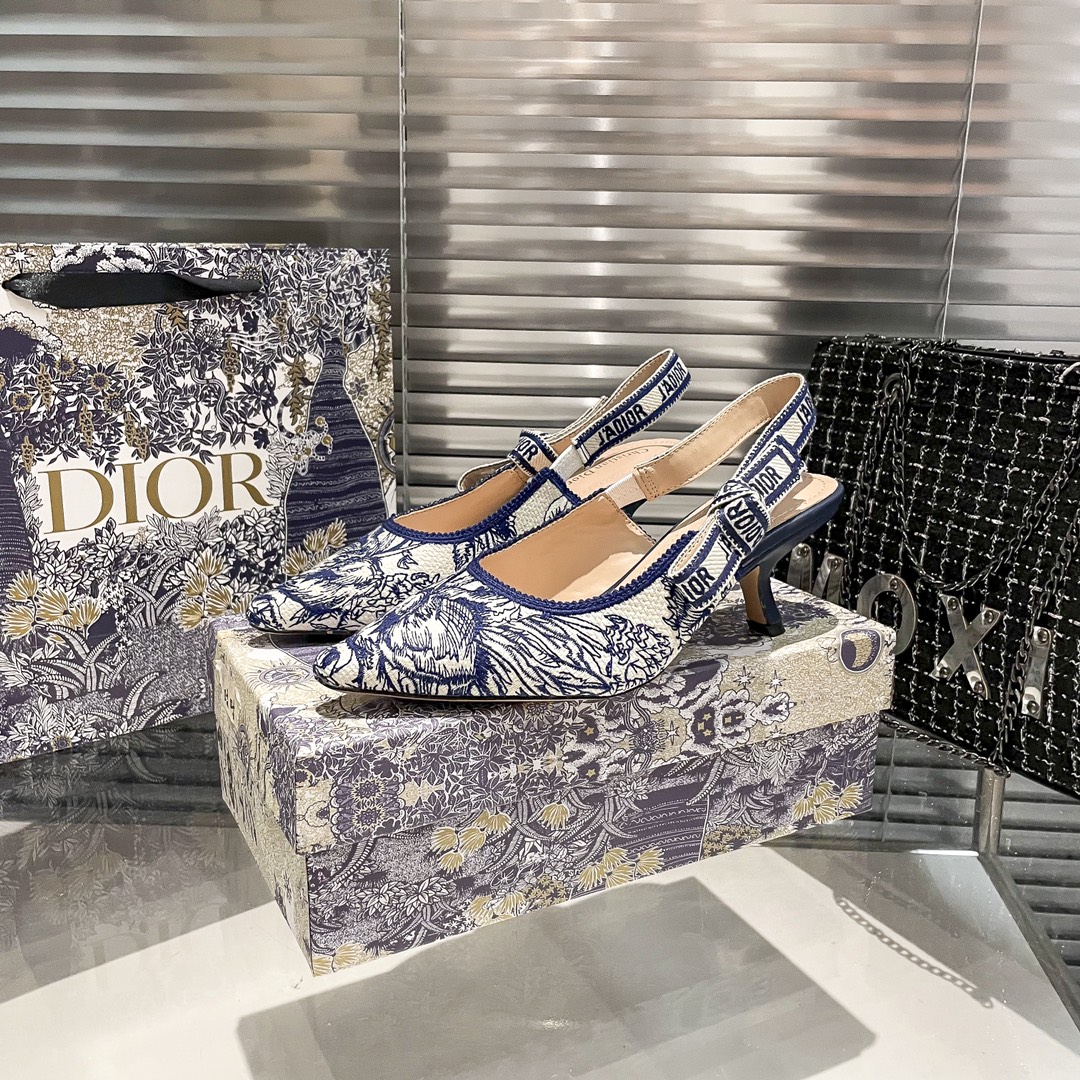 DIOR 新作刺繍ハイヒール 06zm 95759