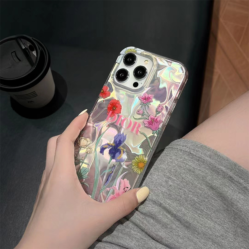 DIOR 花 電話ケース zm