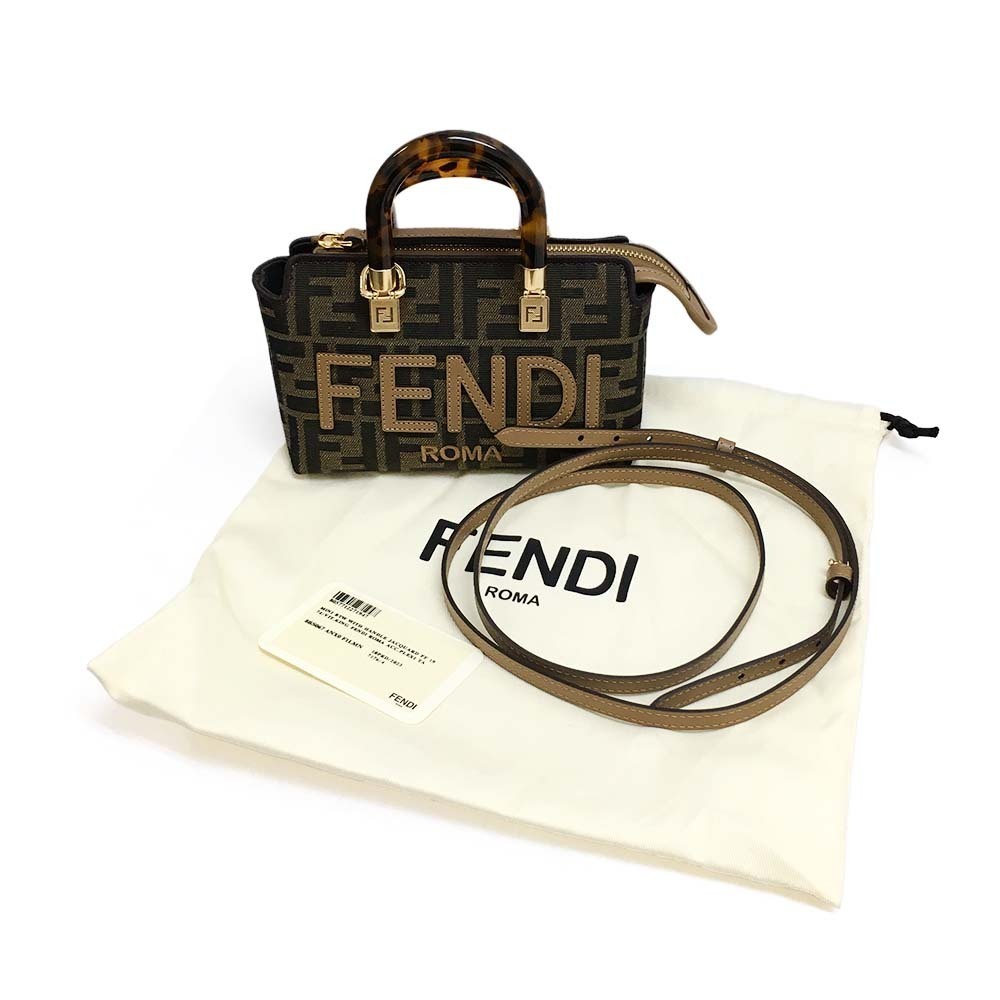 【国内即発】FENDI 8BS067 ANX0 F1LMN ミニ ボストンバッグ 新品 8BS067-ANX0-F1LMN