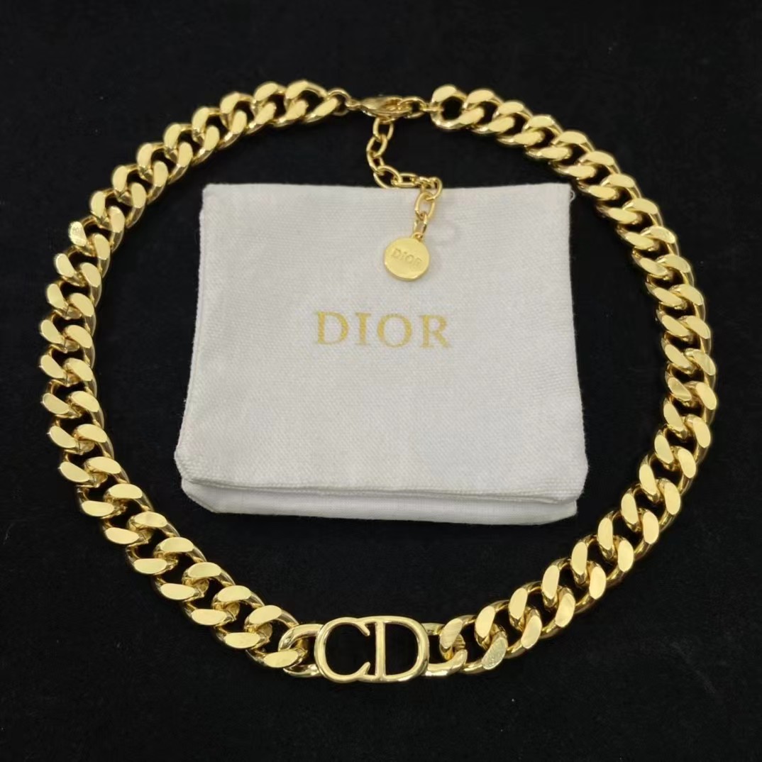 Dior新作ディオール Cruiseコレクション CDチョーカー ネックレス