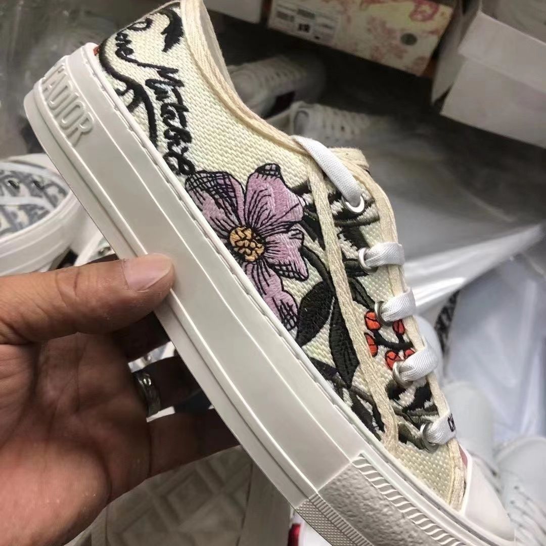 DIOR スーパー刺繍アルファベットスニーカー 10 zm94831