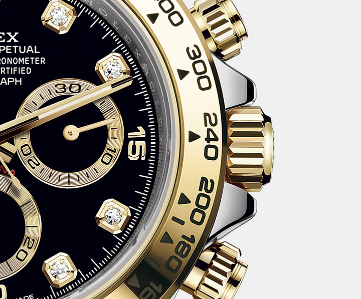 コスモグラフ デイトナ オイスター 40 mm オイスタースチール＆イエローゴールド
