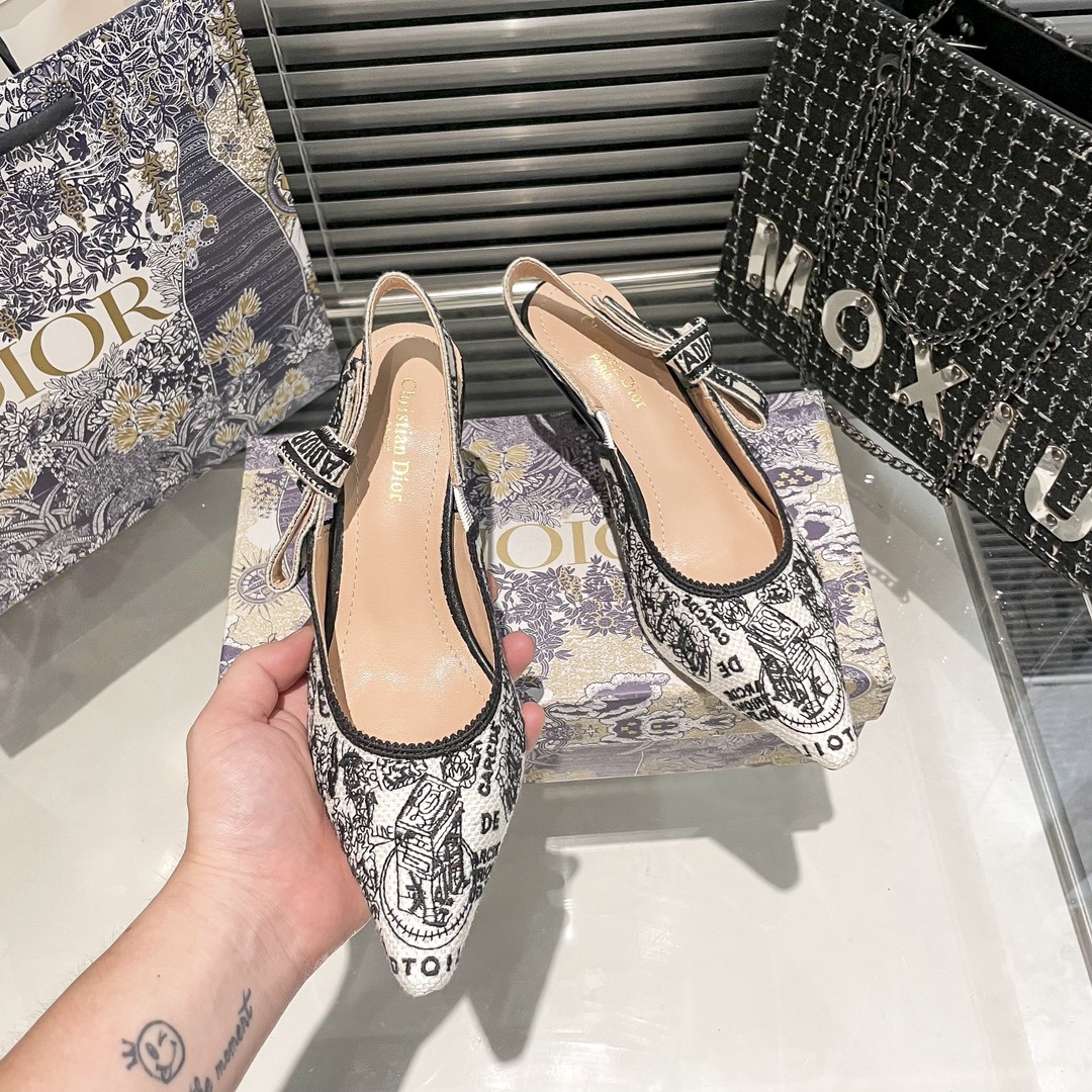 DIOR 新作刺繍ハイヒール 05zm 95759