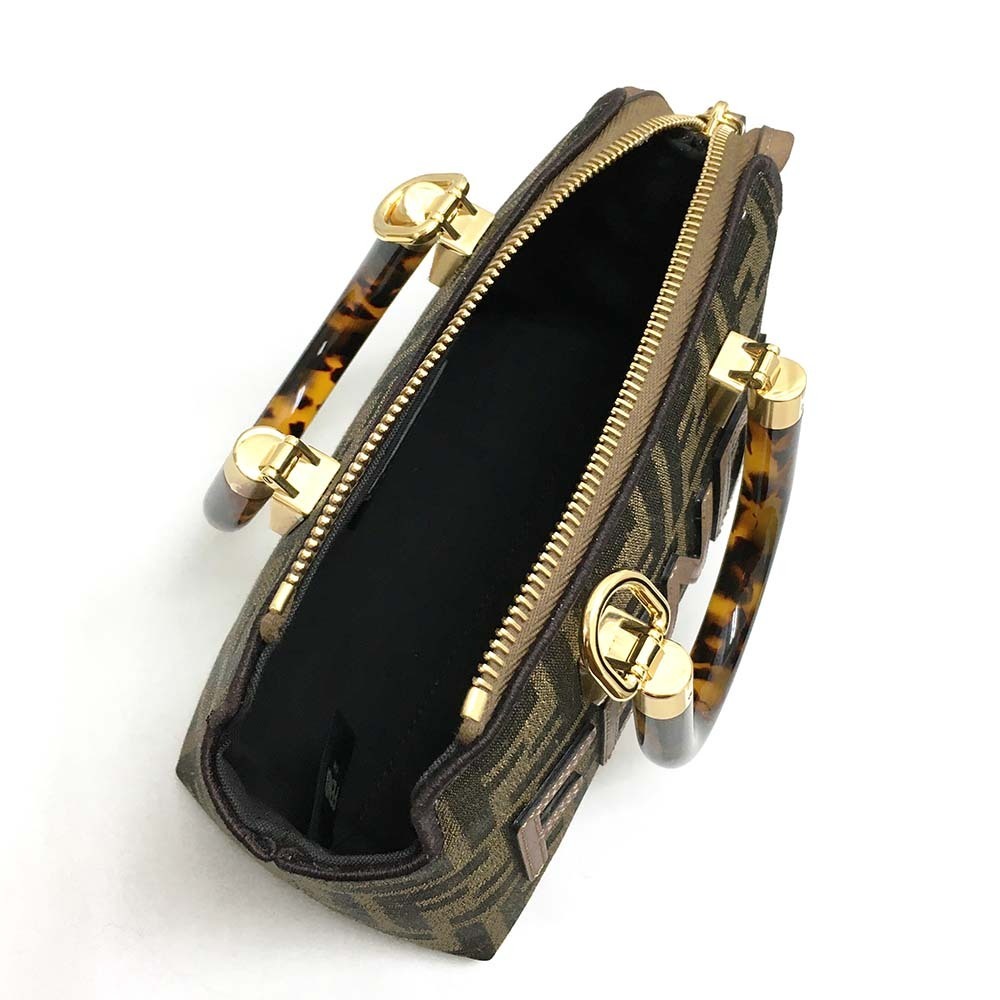 【国内即発】FENDI 8BS067 ANX0 F1LMN ミニ ボストンバッグ 新品 8BS067-ANX0-F1LMN