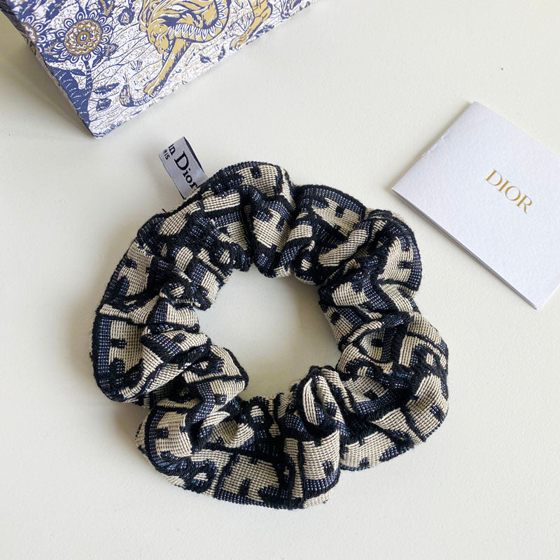 DIOR ヴィンテージ刺繍ヘアタイ SS
