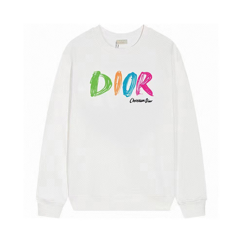 DIORコットンのおしゃれ丸首パーカーです01 SS95550