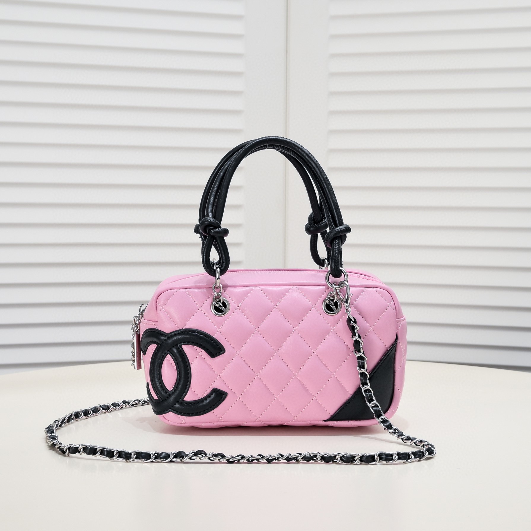 CHANEL A9117 SMALL bowling bag