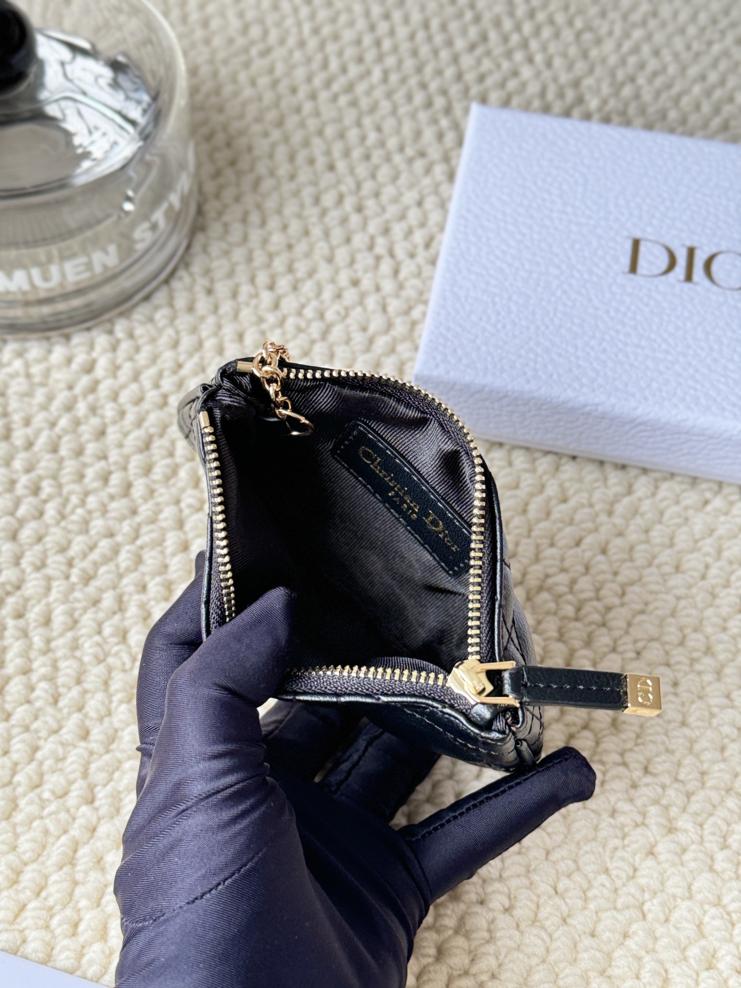 Dior 小銭入れ に飾りを付ける 3 zm 94914