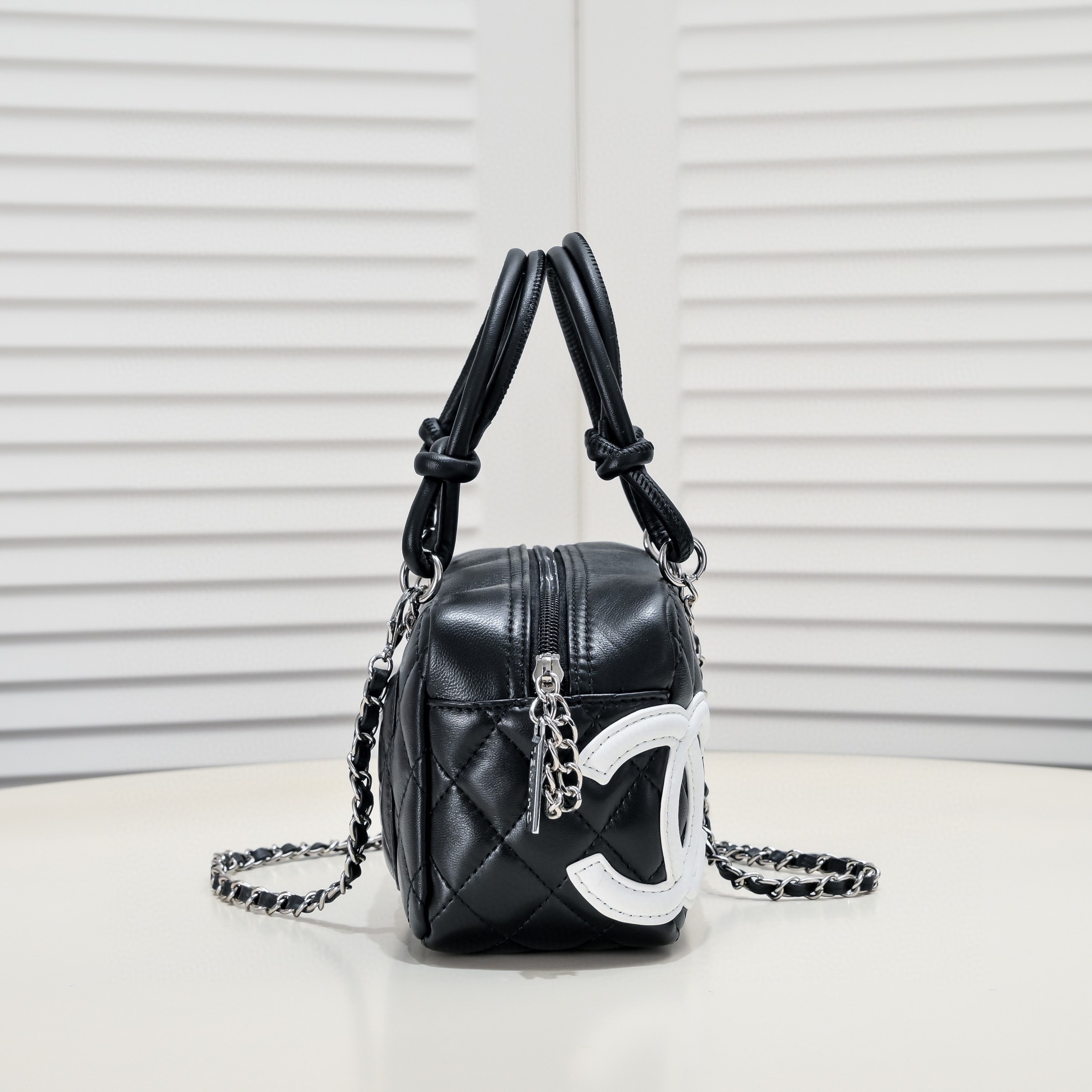 CHANEL A9117 SMALL bowling bag