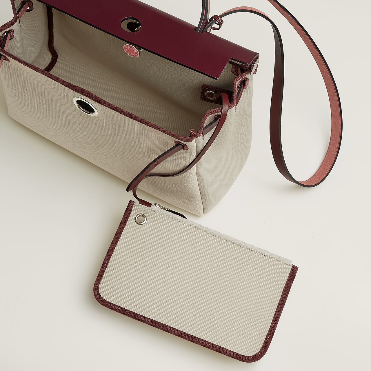 Herbag ジップ 31laque ハンドバッグ
