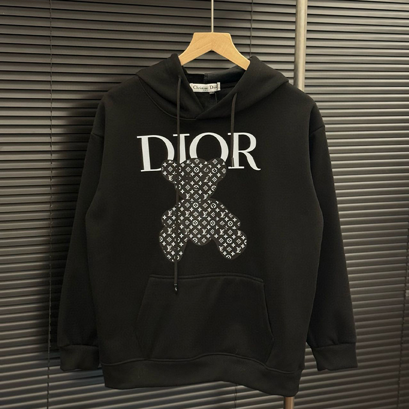 DIORコットンのおしゃれ丸首パーカーです03 SS95551