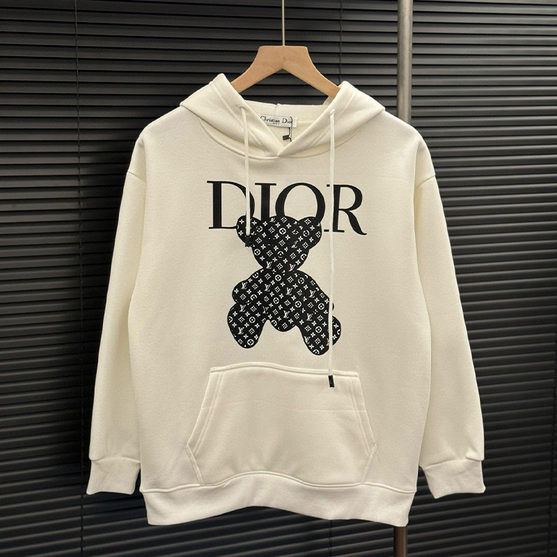 DIORコットンのおしゃれ丸首パーカーです04 SS95551
