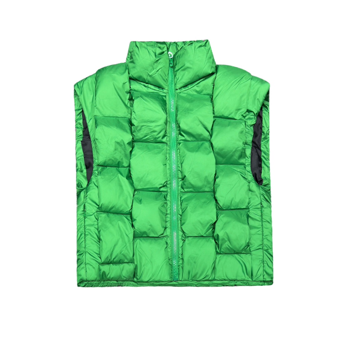 Bottega Veneta パターン フロントボタン ダウンジャケット ブラック
