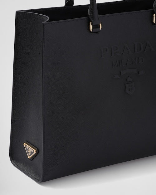 ★PRADA直営店★ラージ サフィアーノ レザー ハンドバッグ