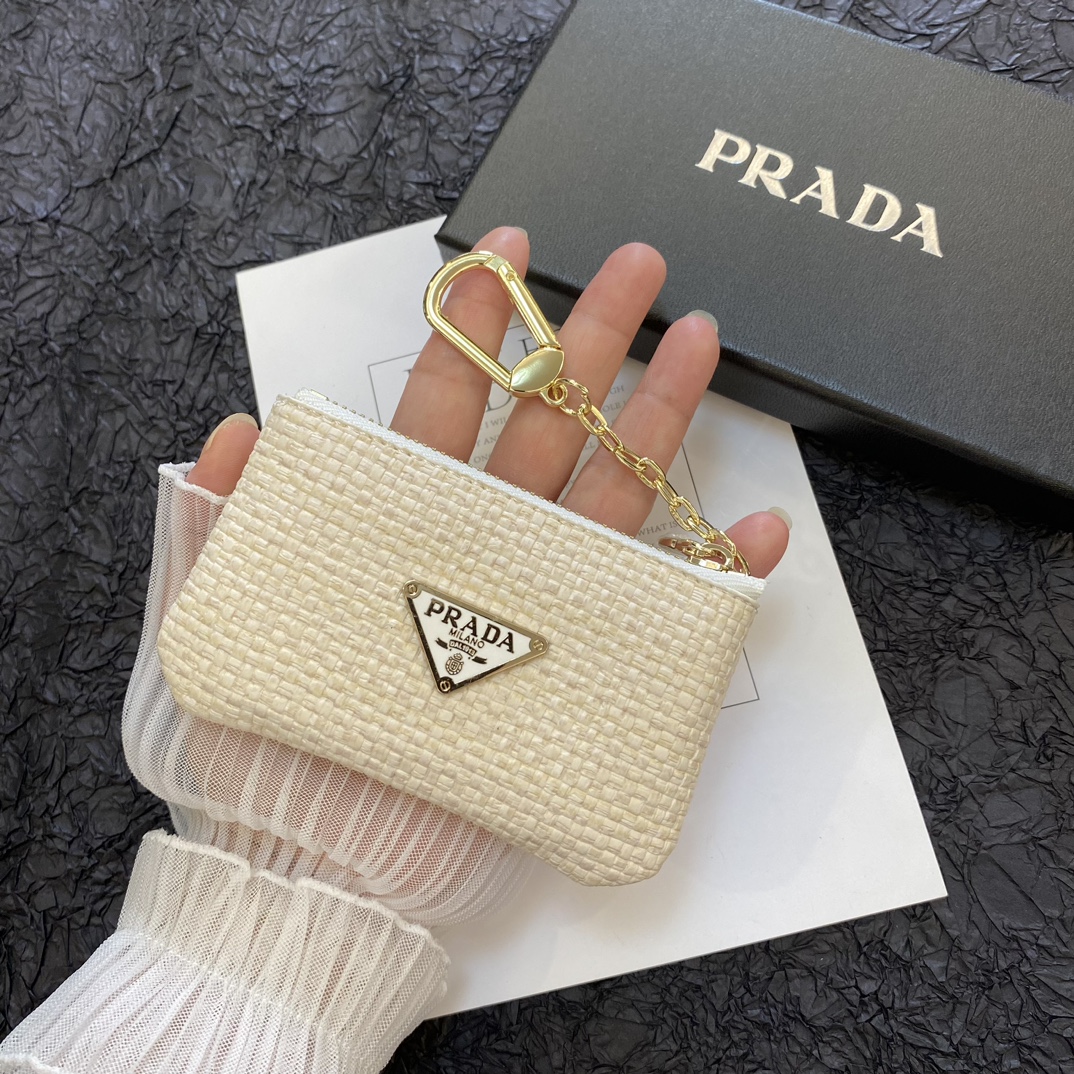 Prada 小銭入れ に飾りを付ける zm 94914