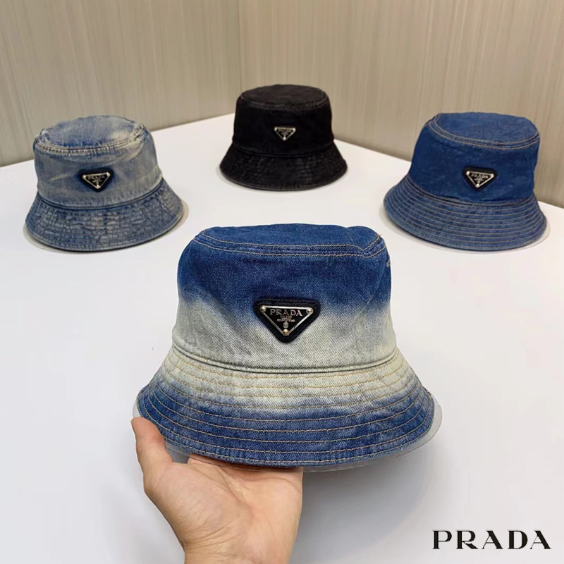 PRADAサンバイザー漁師帽10 SS94319