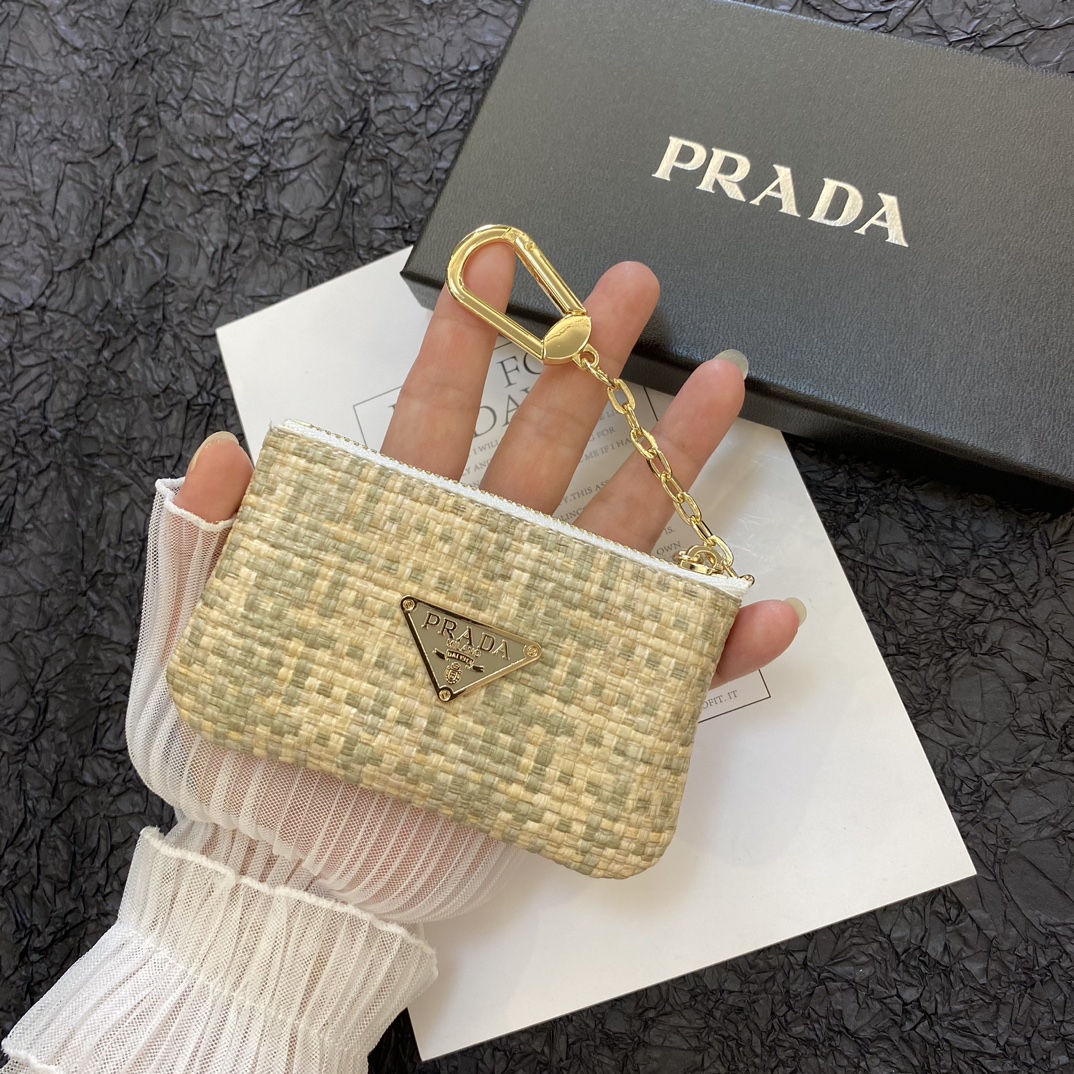 Prada 小銭入れ に飾りを付ける zm 94914