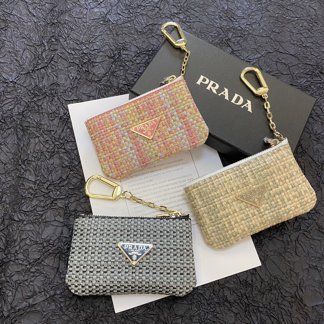 Prada 小銭入れ に飾りを付ける zm 94914