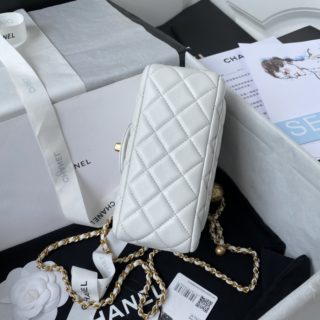Chanel CF square with golden ball 1786