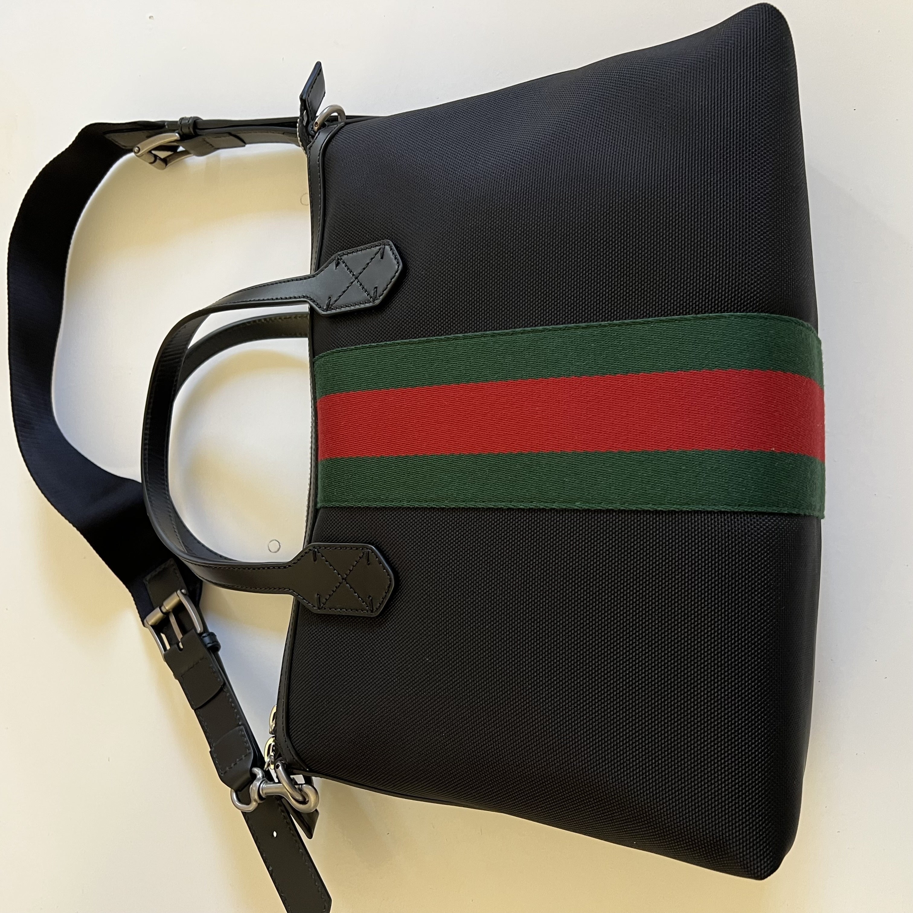 入手困難◆GUCCI 2WAY トート/ショルダーバッグウェブストライプ