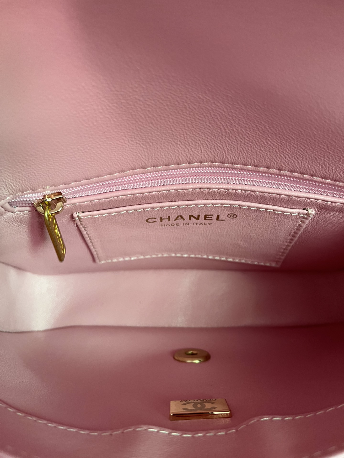 BOLSA CHANEL 2.55 PYTHON FLAP BAG AS3214
