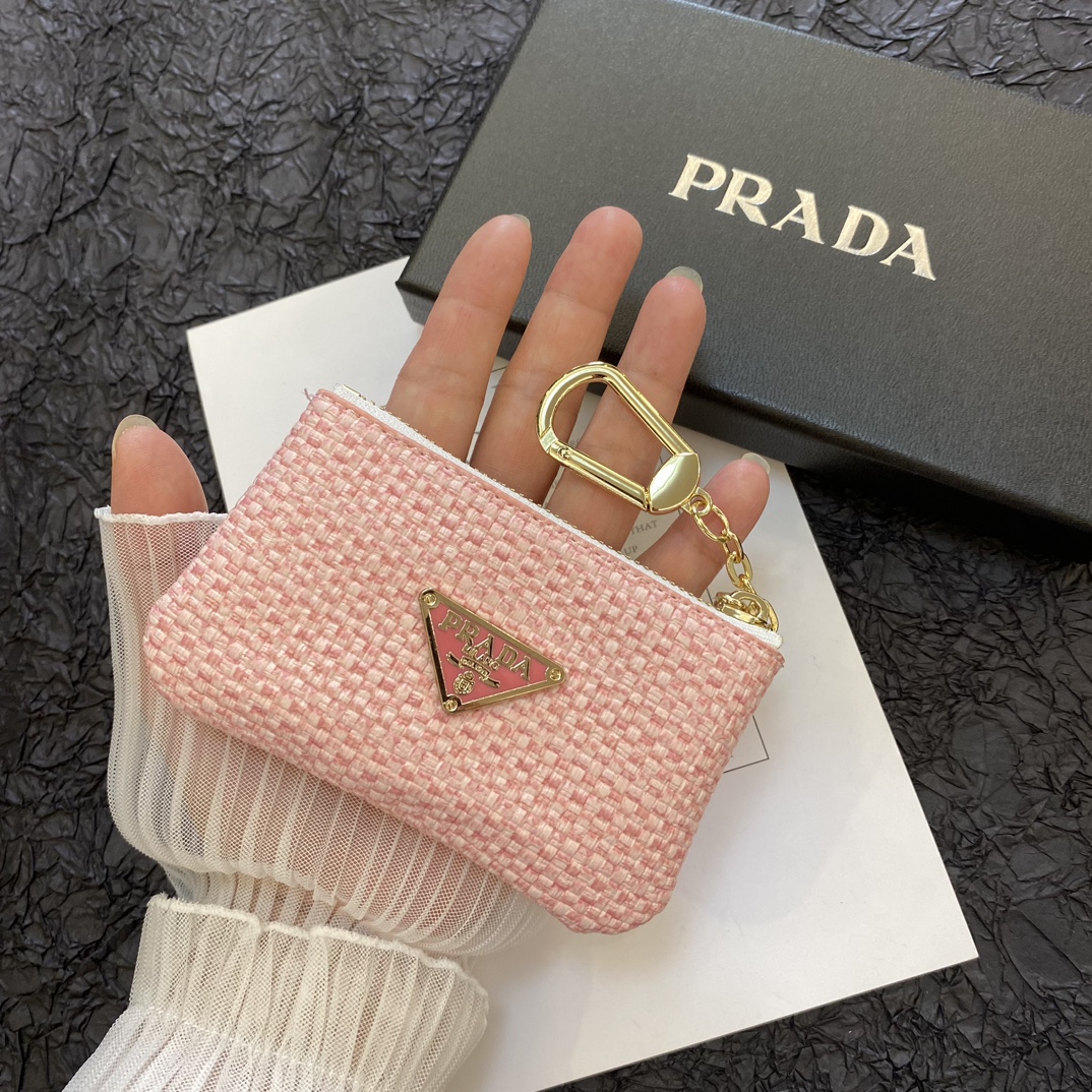 Prada 小銭入れ に飾りを付ける zm 94914
