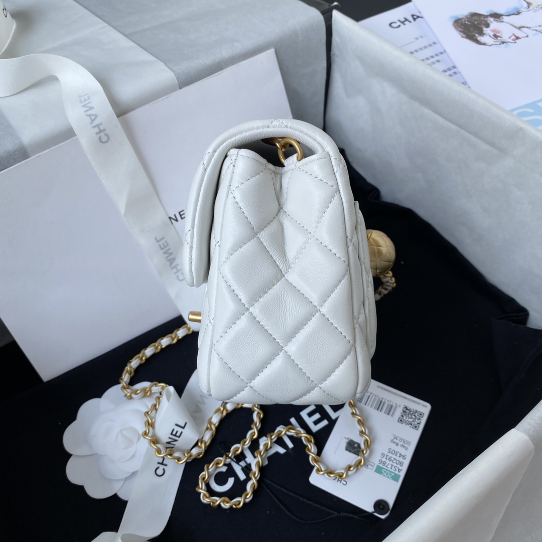 Chanel CF square with golden ball 1786