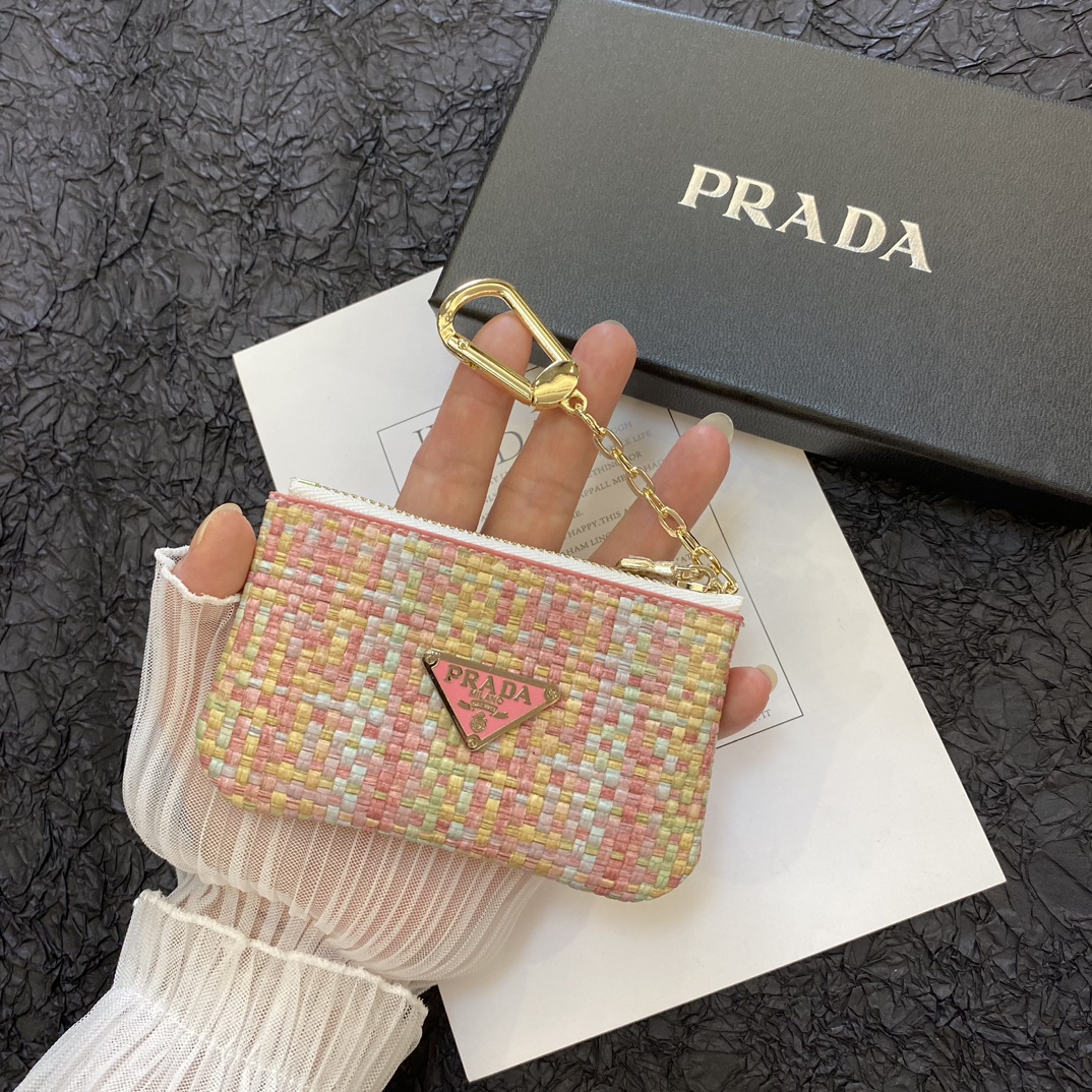 Prada 小銭入れ に飾りを付ける zm 94914