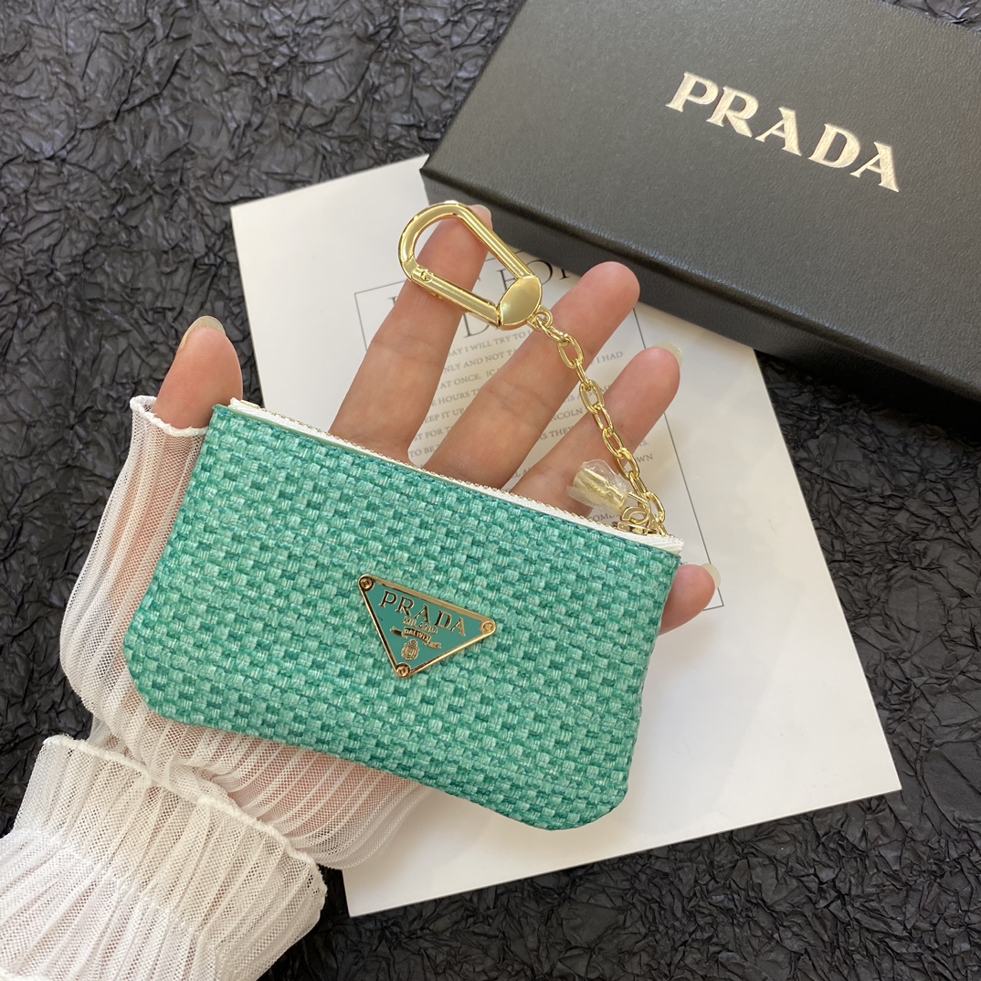 Prada 小銭入れ に飾りを付ける zm 94914