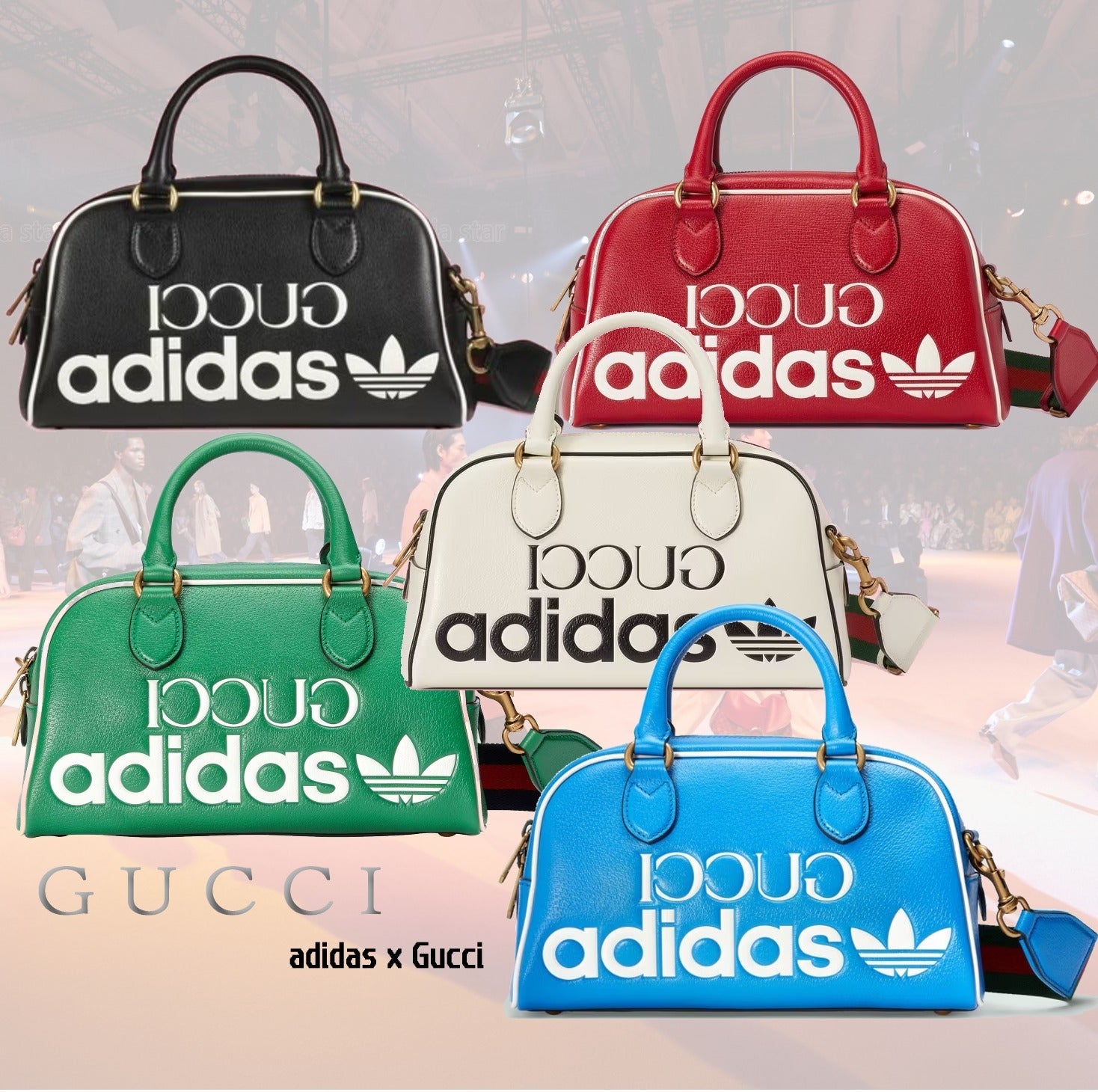 ●送料込●GUCCI●adidas x Gucci ミニ ダッフルバッグ