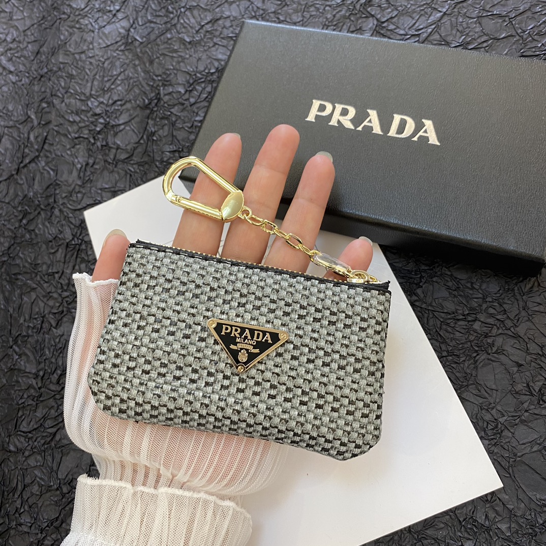 Prada 小銭入れ に飾りを付ける zm 94914