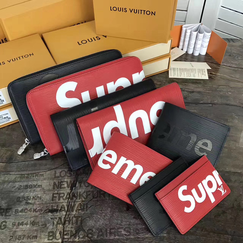 ルイビトン＆Supreme　財布コラボ