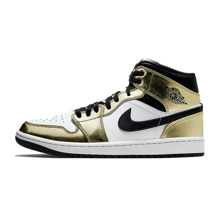 NIKE ナイキ AIR JORDAN 1 MID SE 'METALLIC GOLD' エア ジョーダン ワン ミッド スペシャルエディション 