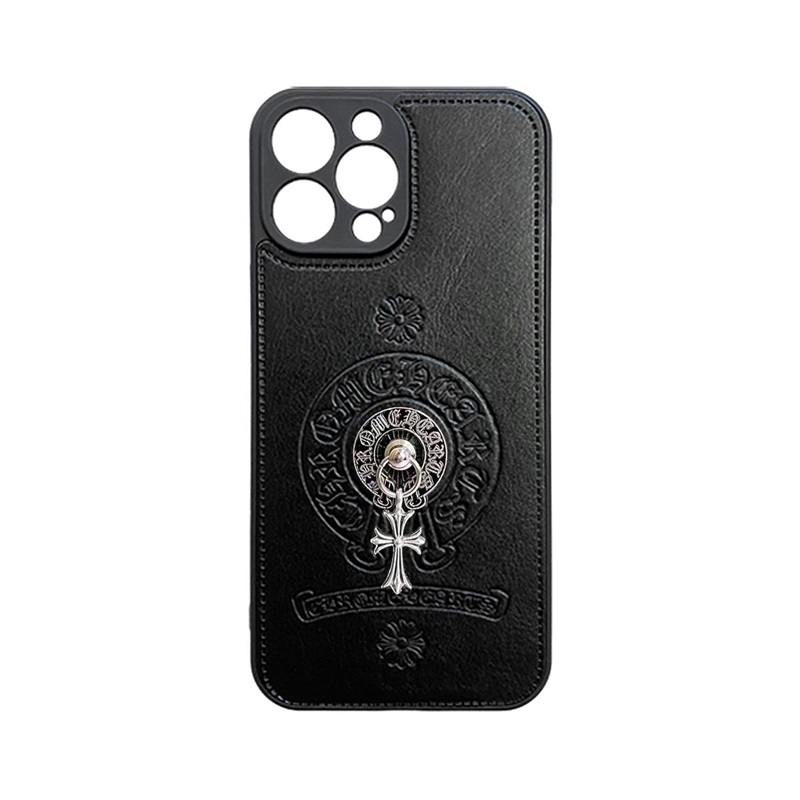 Chrome Hearts ブラックきんぞく 電話ケース zm