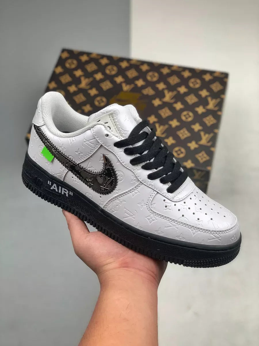 【新商品発売】【今年の新商品】LOUISVUITTON X NIKE ナイキエアフォース1 ホワイト【代金引換】