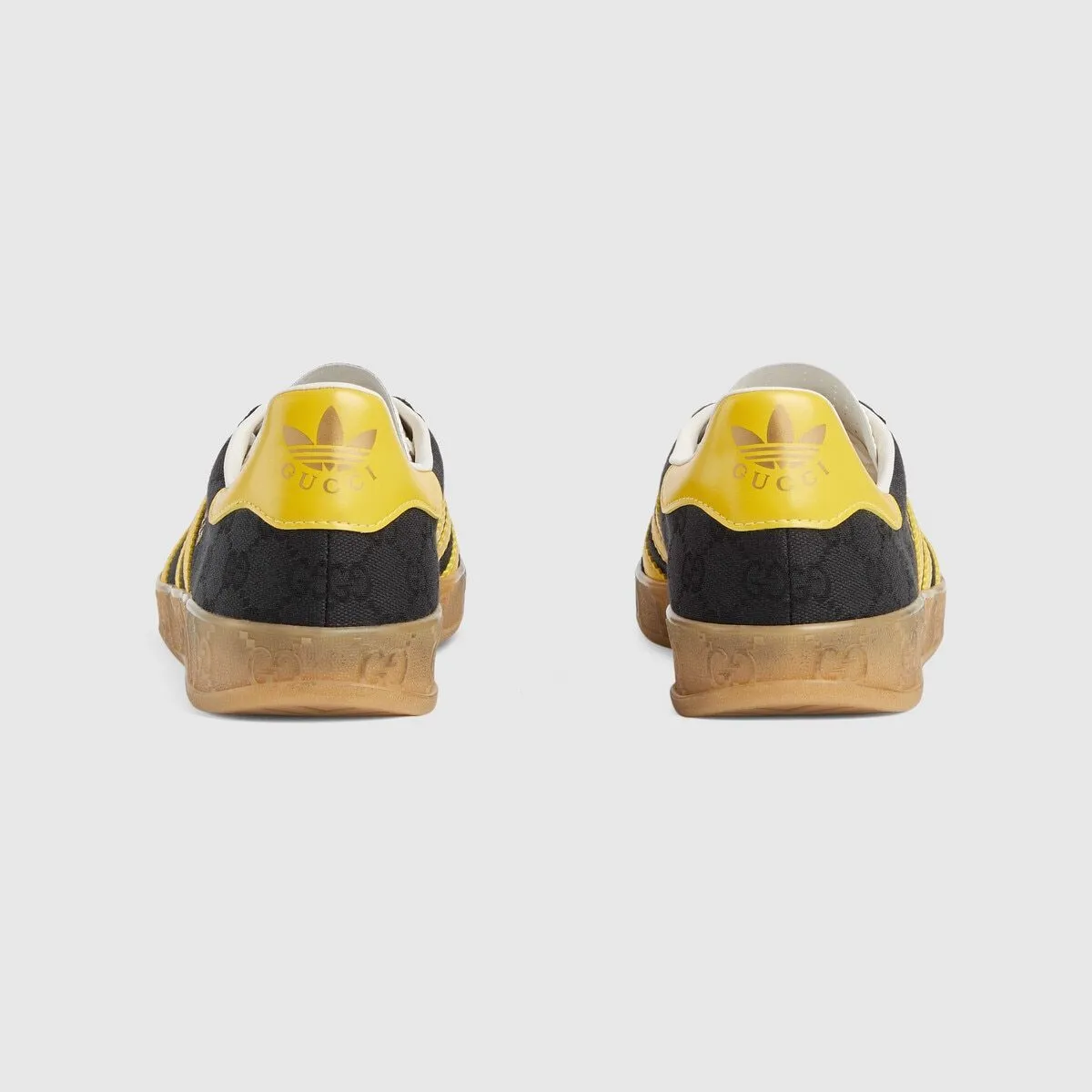 GUCCI × adidas Gazelle “Core Black/Yellow”