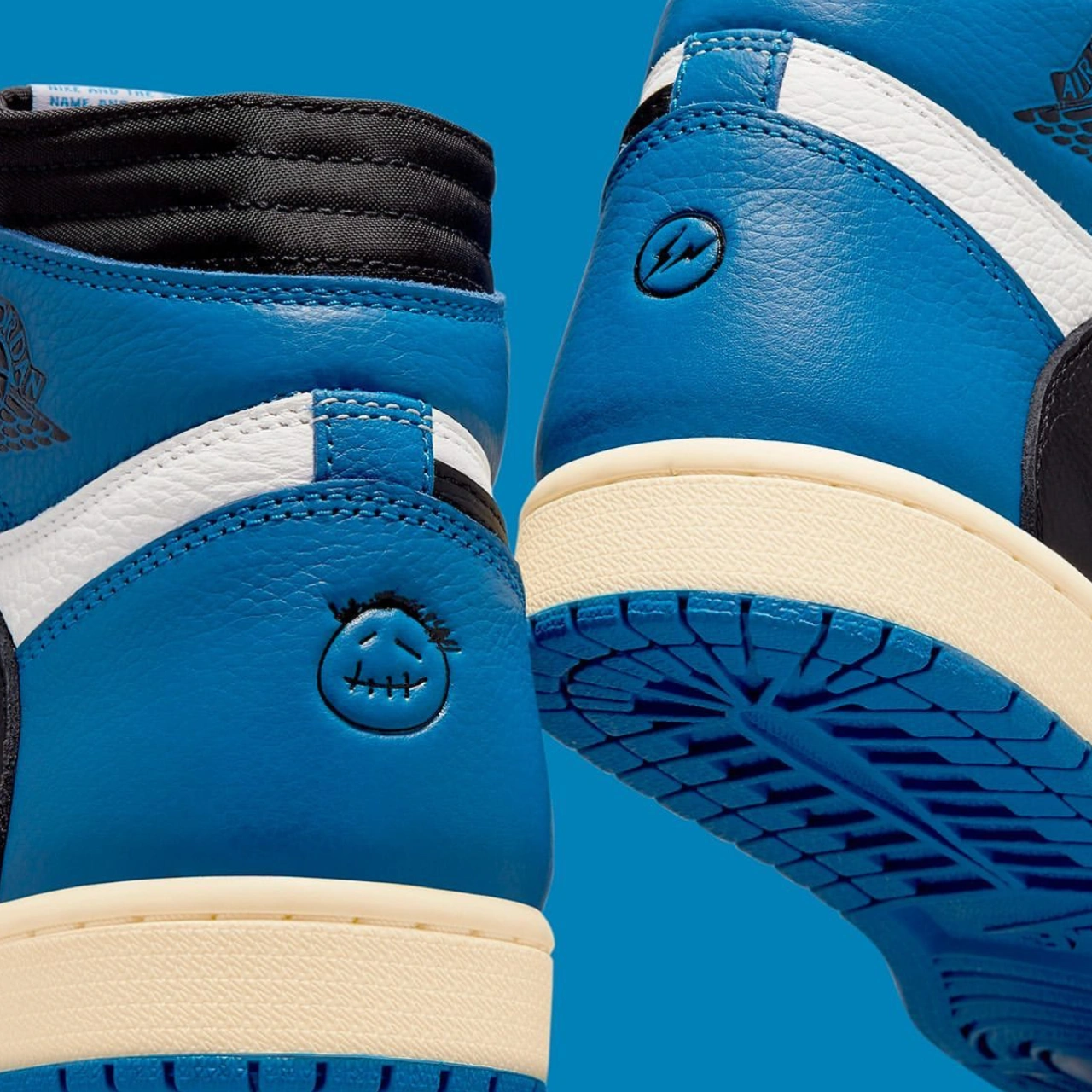 2021フラグメントxトラビススコットxナイキエアジョーダン1ハイOGSP「ミリタリーブルー」TRAVIS SCOTT × FRAGMENT × NIKE AIR JORDAN 1 HIGH 