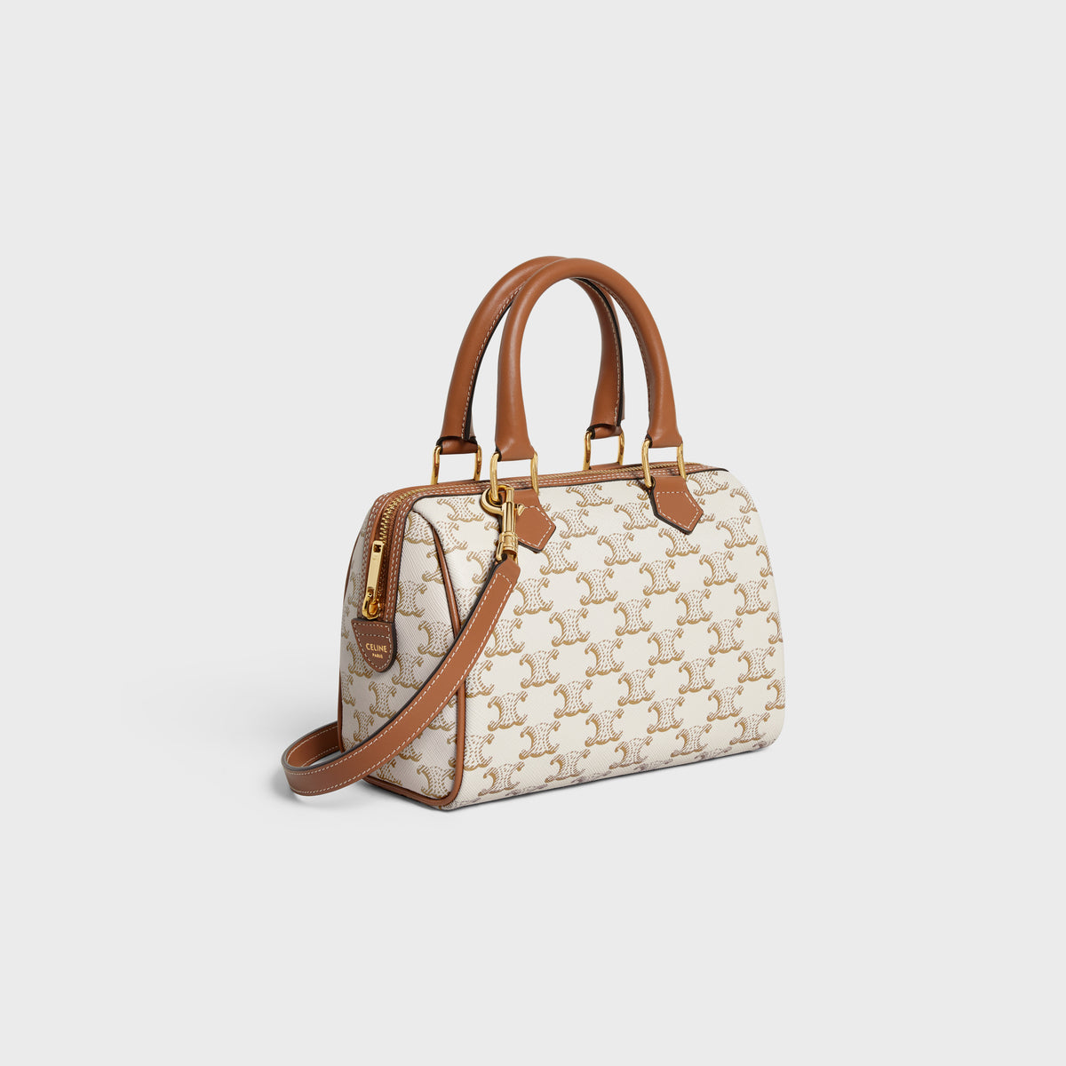 すぐ届く◆大人気【CELINE】スモールボストン　トリオンフ