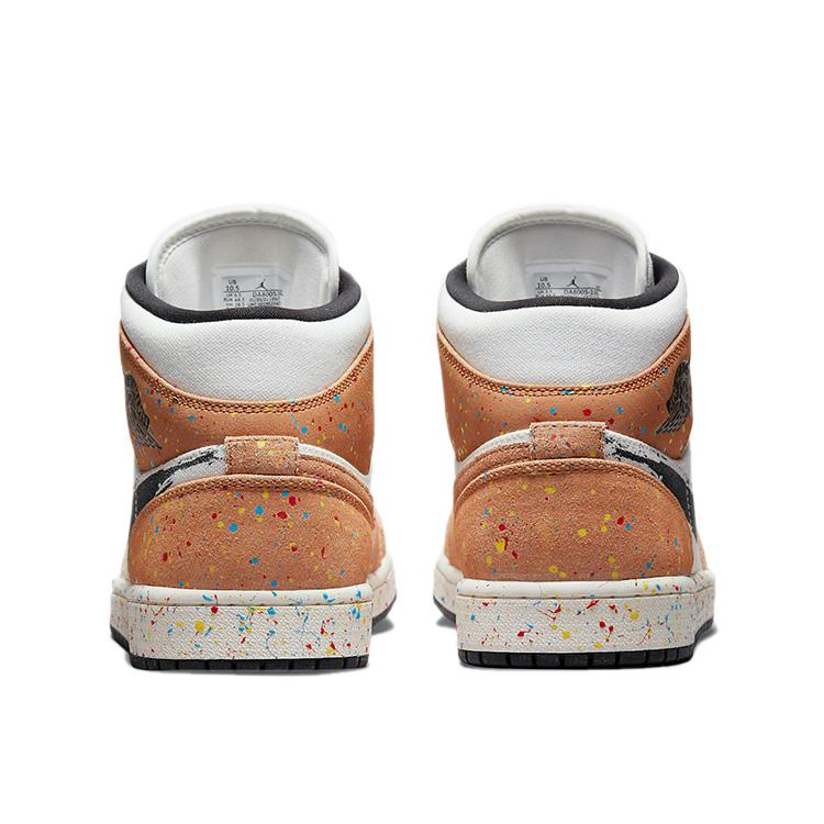 NIKE ナイキ AIR JORDAN 1 MID SE 'BRUSHSTROKE PAINT SPLATTER' エア ジョーダン ワン ミッド スペシャルエディション 