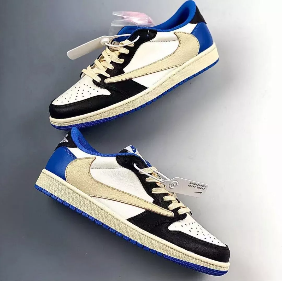 トラビススコットxナイキエアジョーダン1 ローカット「ミリタリーブルー」Travis Scott x Nike Air Jordan 1 Low 