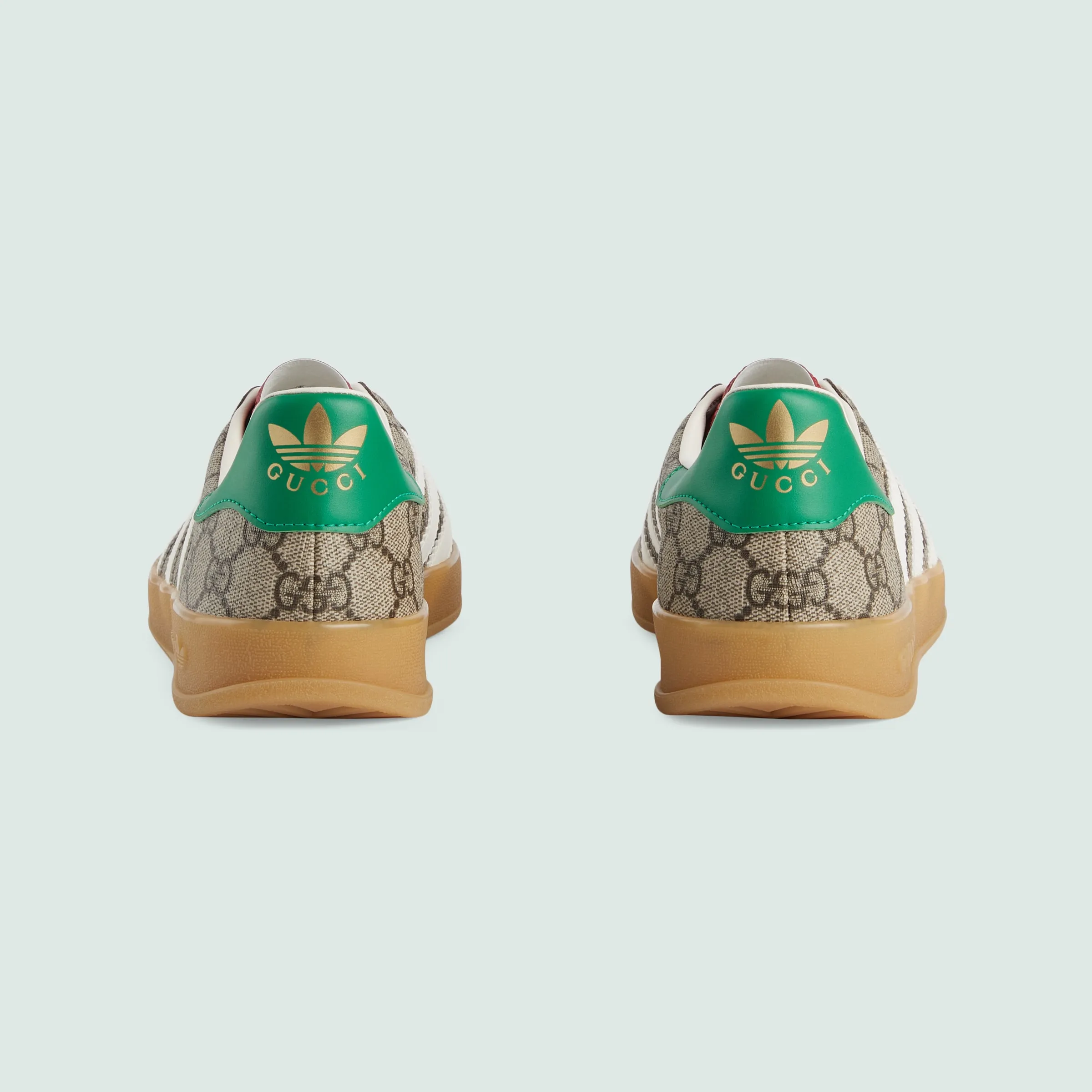 GUCCI × adidas Gazelle “Beige Tone/Core White”
