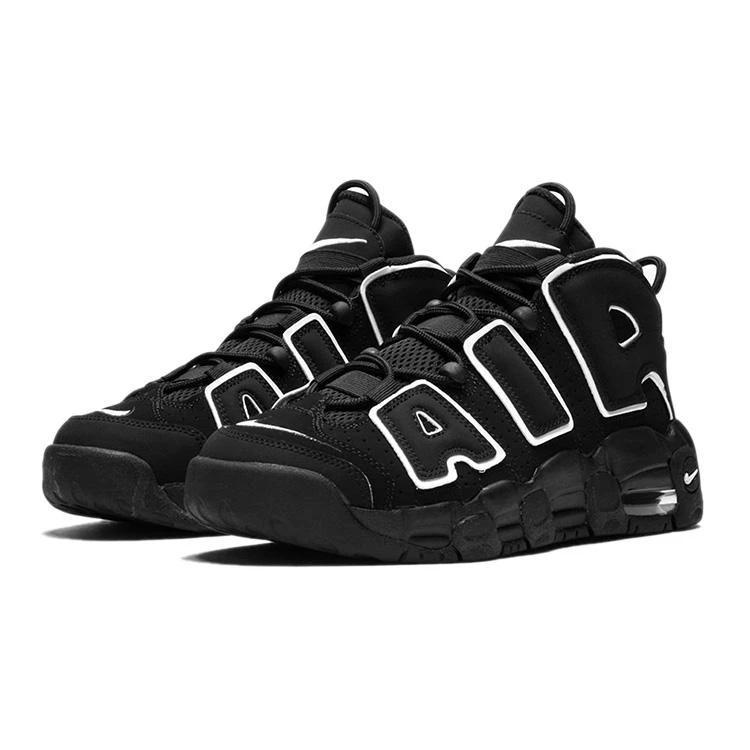 NIKE ナイキ AIR MORE UPTEMPO GS 'BLACK' エア モア アップテンポ キッズサイズモデル 