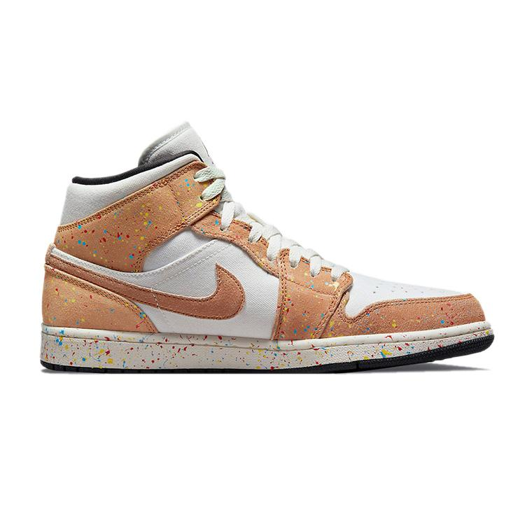 NIKE ナイキ AIR JORDAN 1 MID SE 'BRUSHSTROKE PAINT SPLATTER' エア ジョーダン ワン ミッド スペシャルエディション 