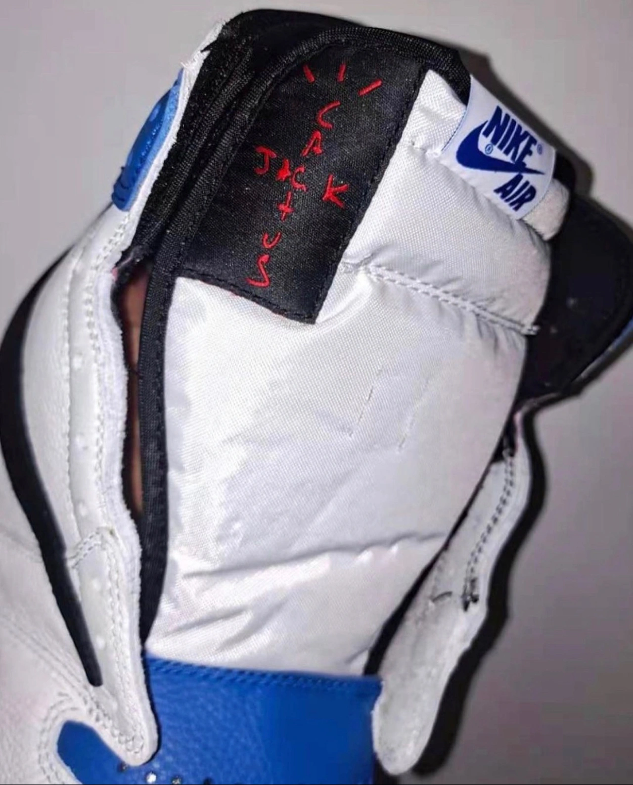 2021フラグメントxトラビススコットxナイキエアジョーダン1ハイOGSP「ミリタリーブルー」TRAVIS SCOTT × FRAGMENT × NIKE AIR JORDAN 1 HIGH 