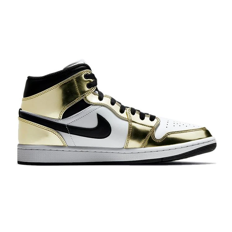 NIKE ナイキ AIR JORDAN 1 MID SE 'METALLIC GOLD' エア ジョーダン ワン ミッド スペシャルエディション 