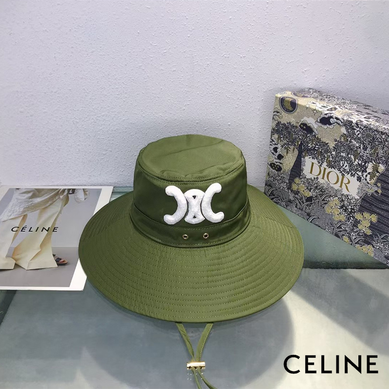 CELINEサンバイザー漁師帽25 SS94322