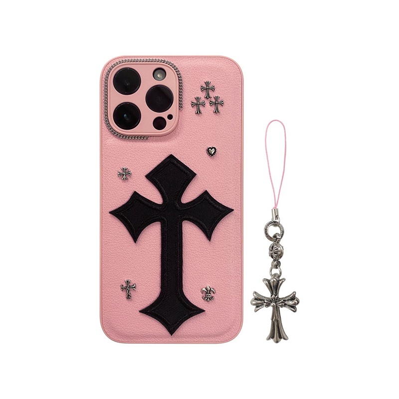Chrome Hearts クロー心 グレー きんぞく 電話ケース zm