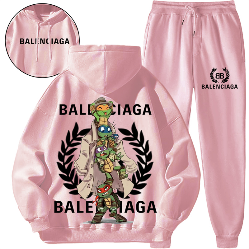【 Balenciaga 】かわいい人気アニメのファッションのパーカーのセットです