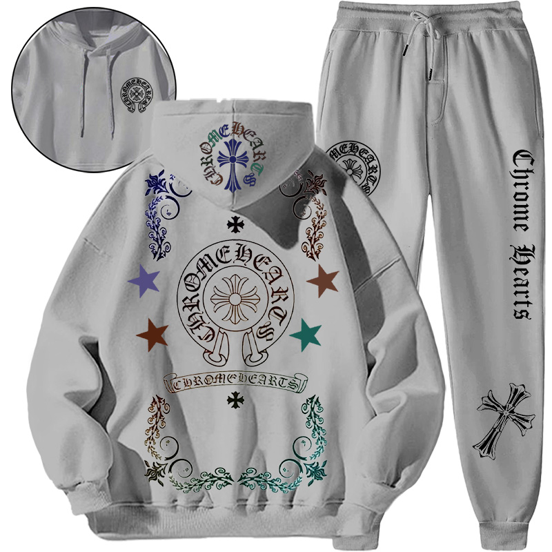 【 Chrome Hearts 】高級ストリートスタイルのファッションデザインのパーカースーツです